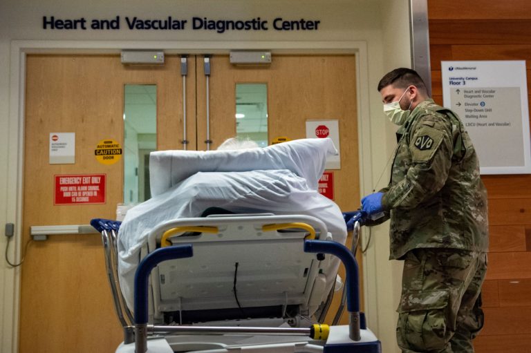 Biden deploys army medical personnel to hospitals in six states