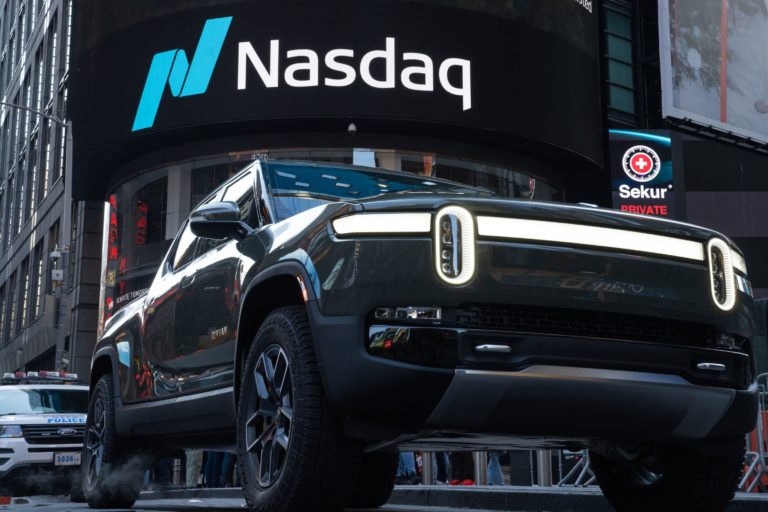 Shares of EV start-up Rivian hit new low following 2021 manufacturing cuts