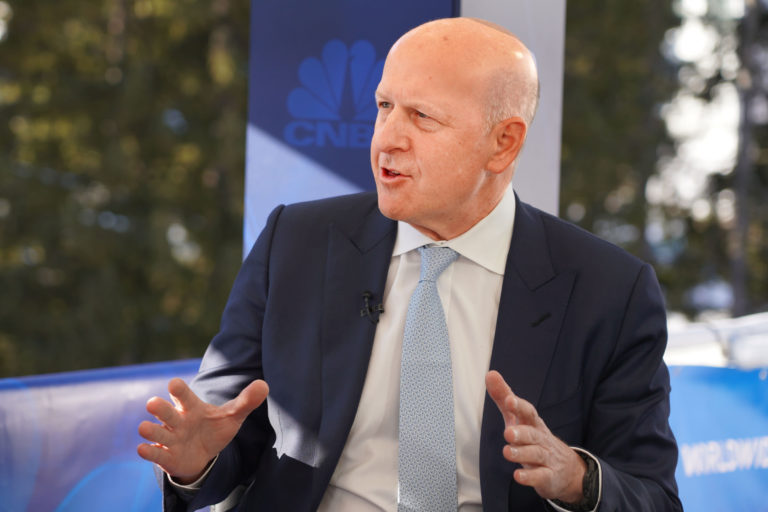 Goldman’s client push will greater than double over 2 years, CEO David Solomon says