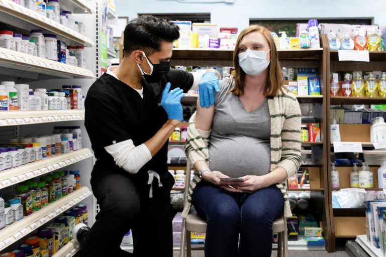 Infants are protected against hospitalization for Covid if their mothers get vaccinated, research suggests