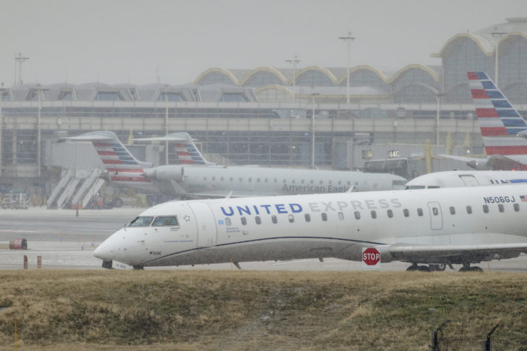 Huge winter storm grounds a whole bunch of flights throughout the U.S.