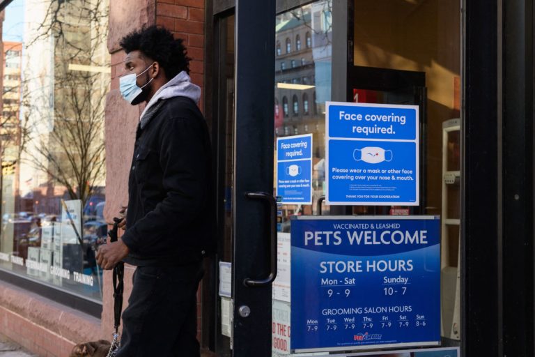 New York state lifts indoor masks mandate as surge in omicron instances subsides