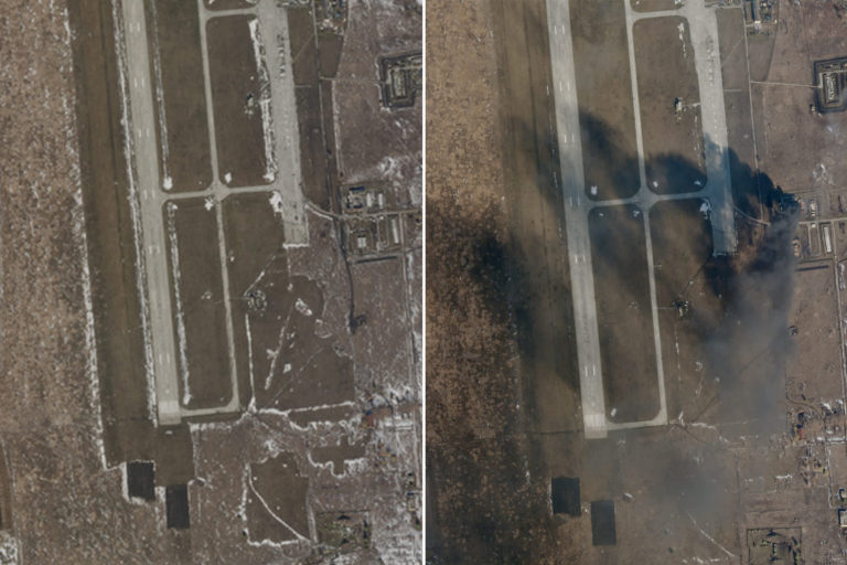Satellite tv for pc imagery reveals Russian assault on Ukraine from area