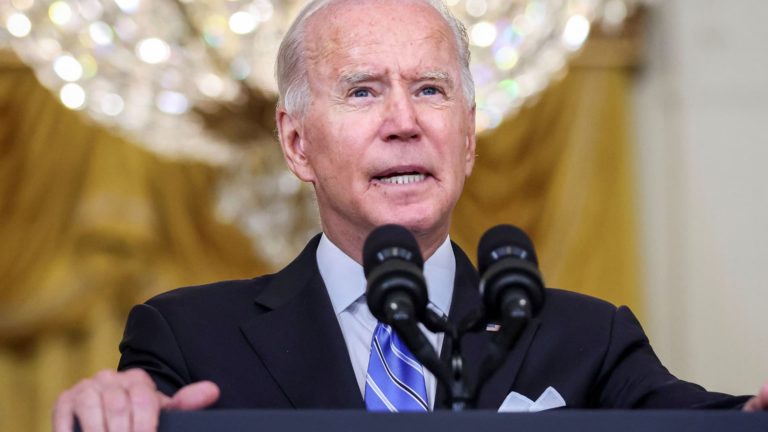 Biden discusses proposed tax on ultra-rich and protection spending in 2023 price range