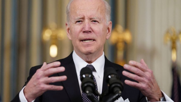 Biden speaks about U.S. struggle towards Covid