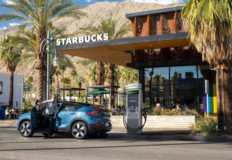 Starbucks, Volvo check EV charging community at espresso big’s shops