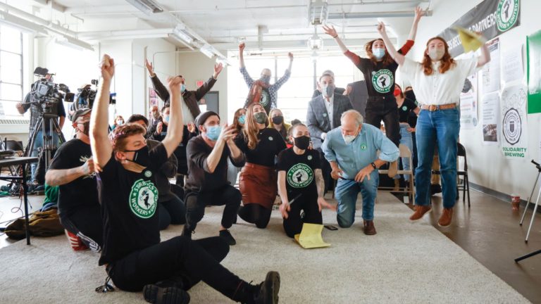 Starbucks’ union battle pushes Wall Road away