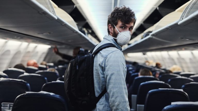 Put on a masks for those who’re sick and should journey, flight attendant union chief says