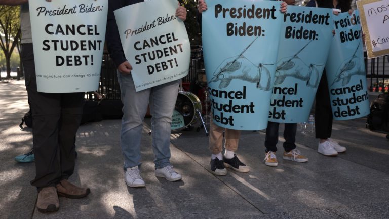 Biden leans towards $10,000 in pupil mortgage reduction, advocates push again