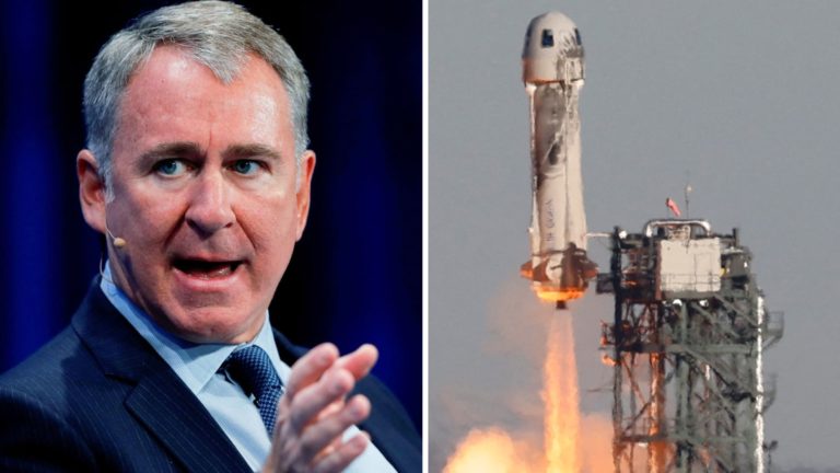 Ken Griffin wins $8 million Bezos spaceflight public sale, donates 2 seats