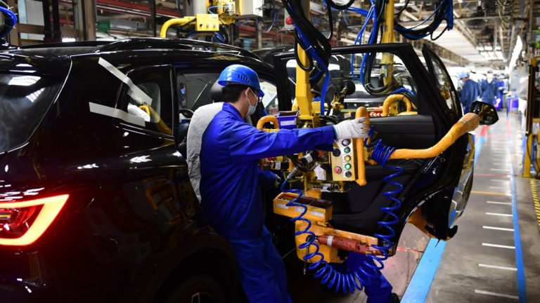 Shanghai manufacturing plunged in April after Covid lockdown