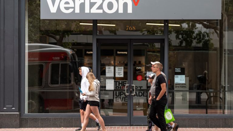 Verizon shares fall after firm cuts full-year forecast