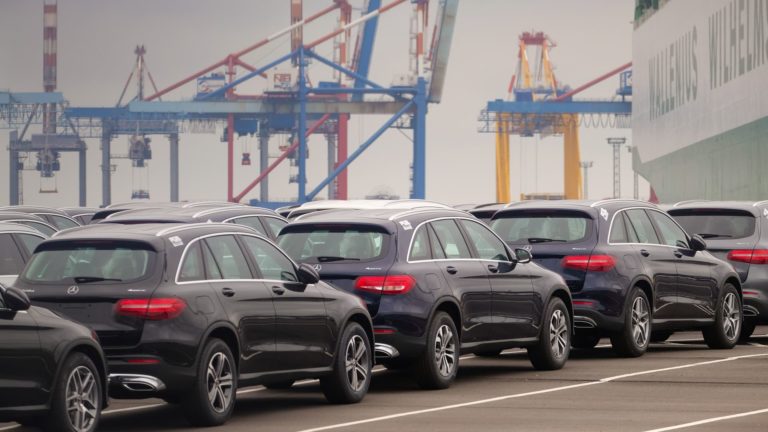 Automobiles, Ikea exports certain for US pile up in European port labor strife