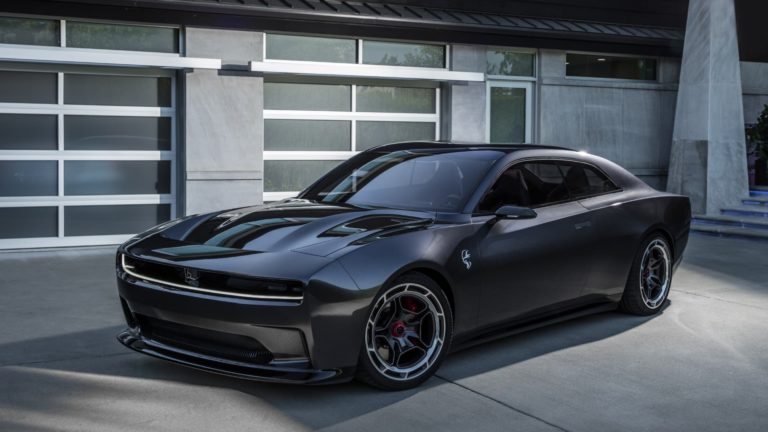 Dodge unveils electrical muscle automotive idea Charger Daytona SRT