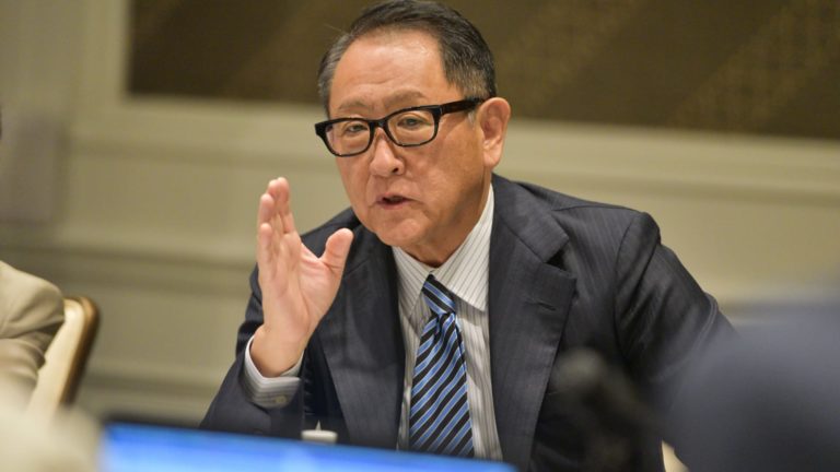 Toyota CEO Akio Toyoda talks EV skepticism, ‘joyful dance,’ his legacy