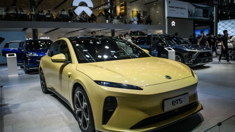 China Tesla rival Nio and Tencent companion to work on self-driving tech