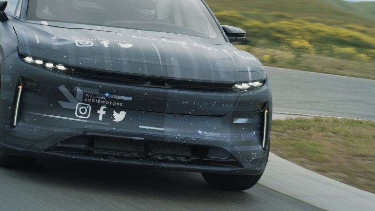 Lucid Gravity SUV EV begins checks on public roads