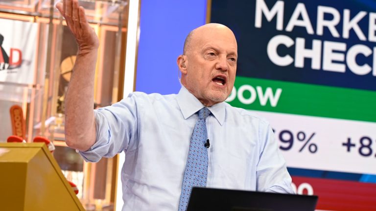 The market remains to be overbought, and Cramer is ‘nonetheless in promote mode.’ However that would change
