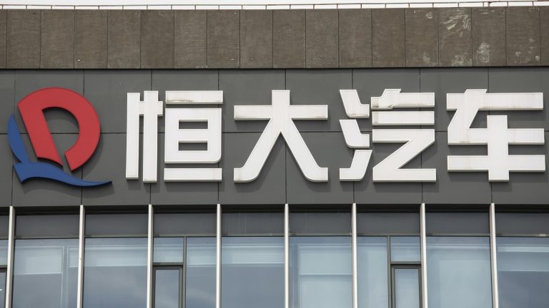 Shares of China Evergrande EV unit plunge 23% after govt director is detained