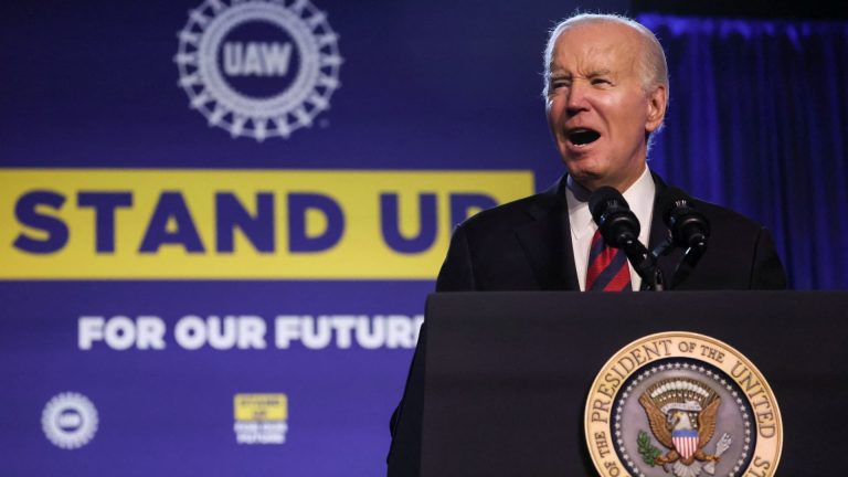 UAW endorses Biden over Trump in 2024 election